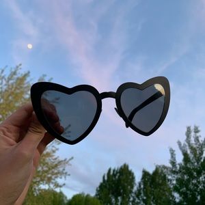 Saint Laurent heart sunglasses